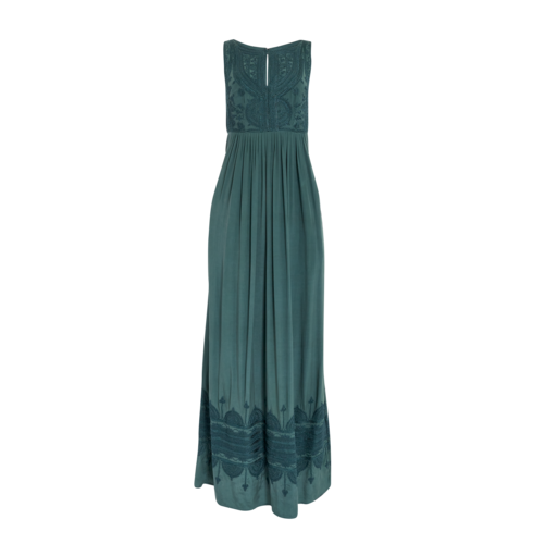 Calypso St. Barth Emerald Dress with Tassels
