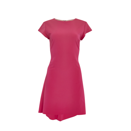 Nha Khanh Pink High-Low Dress