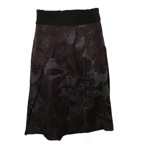 Dries Van Noten Silk Skirt With Flower Print