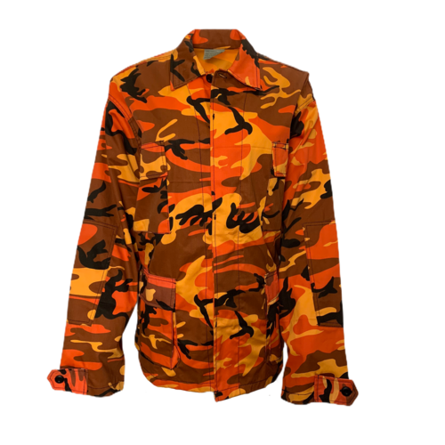 800 Savage Orange Camo Jacket