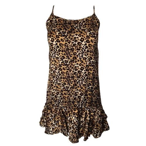 Lacey Parker Leopard Print Mini Dress