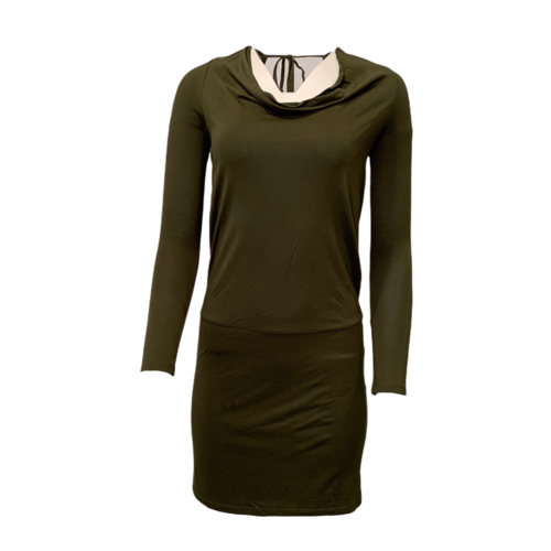 Haute Hippie Olive Dress with Open Back