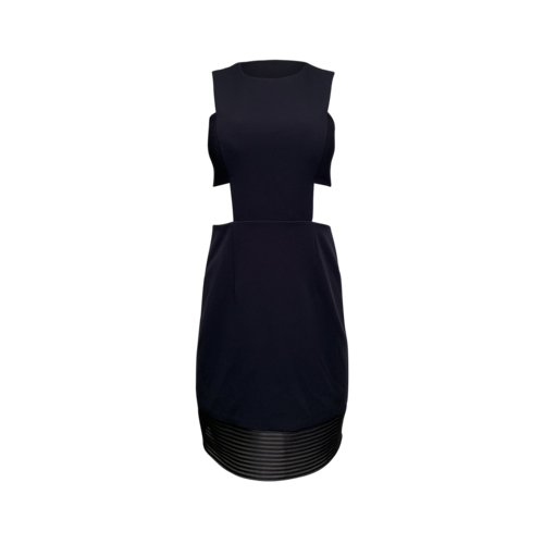 Milly Navy Dress w/ Side Cut-Outs