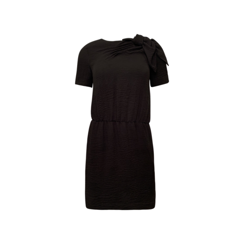 Claudie Pierlot Black Dress w/ Bow Neckline Detail
