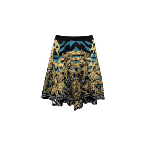 Marciano Baroque Print Pleated Skirt