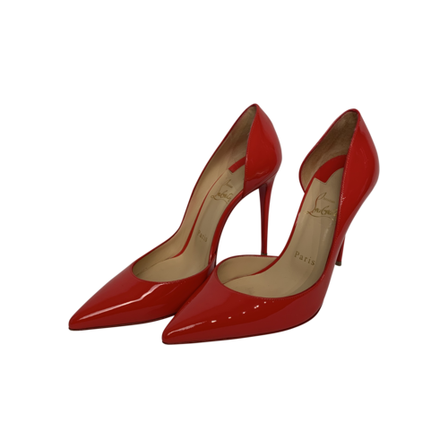 Christian Louboutin Red Patent Leather "Iriza" Heels