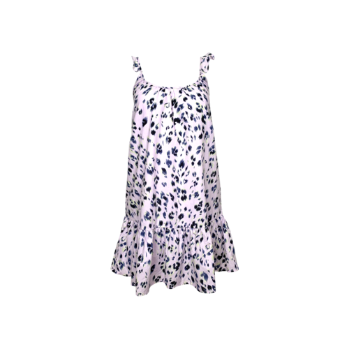 Heartloom Purple Multi Abstract Print Dress