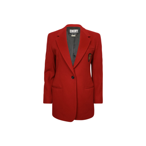 DKNY Red Crest Blazer