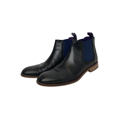 Ted Baker Black “Camroon” Leather Chelsea Boots