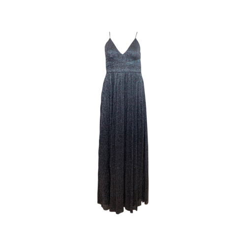 Aidan Mattox Multi-Shimmer Pleated Gown