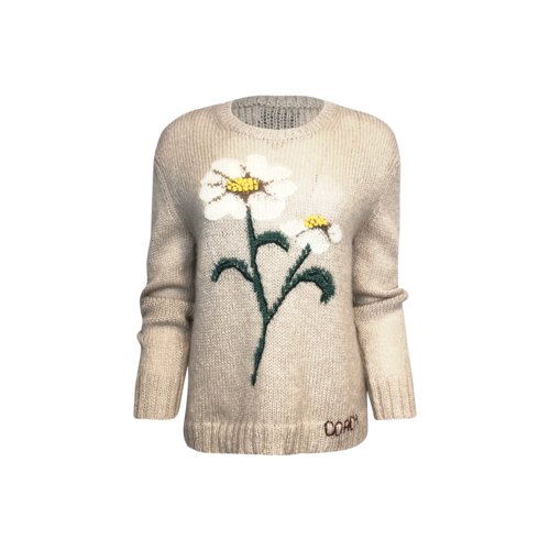 coach daisy embroidered sweater