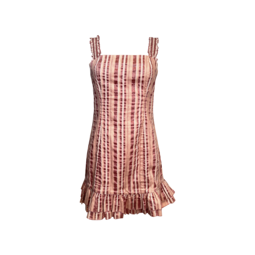 Alexis Brandy Pink Striped Mini Dress
