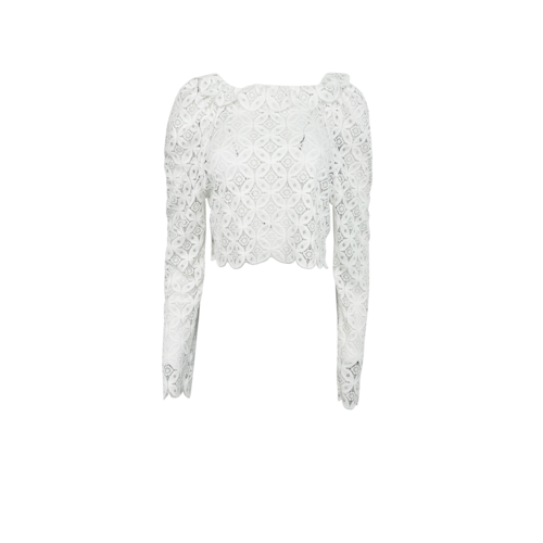 For Love & Lemons Charmaine Cropped Cardigan Top