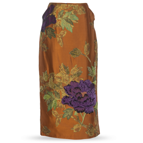 Brock Collection Long Floral Skirt