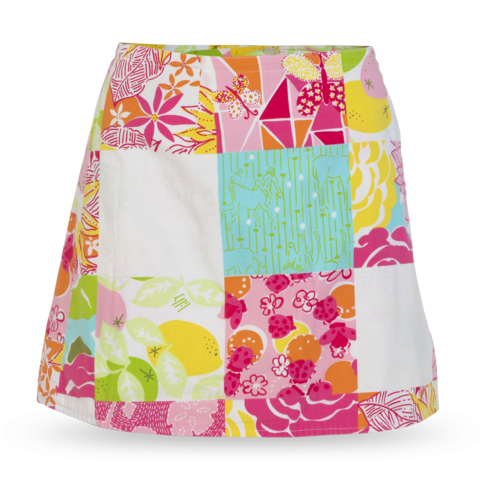 Lilly Pulitzer Vintage Lilly Pulitzer Patchwork Mini Skirt