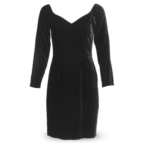 Moda Int'l Black Velvet Dress